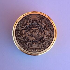Vintage Olympic Santa Clara County United States Twenty-Dollar Coin Quartz Clock
